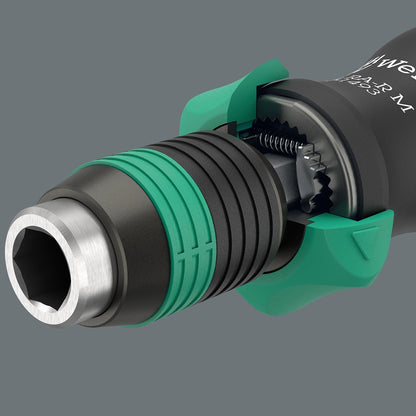 Wera Ratcheting Bit-holding Screwdriver Handle with Quick Release Chuck