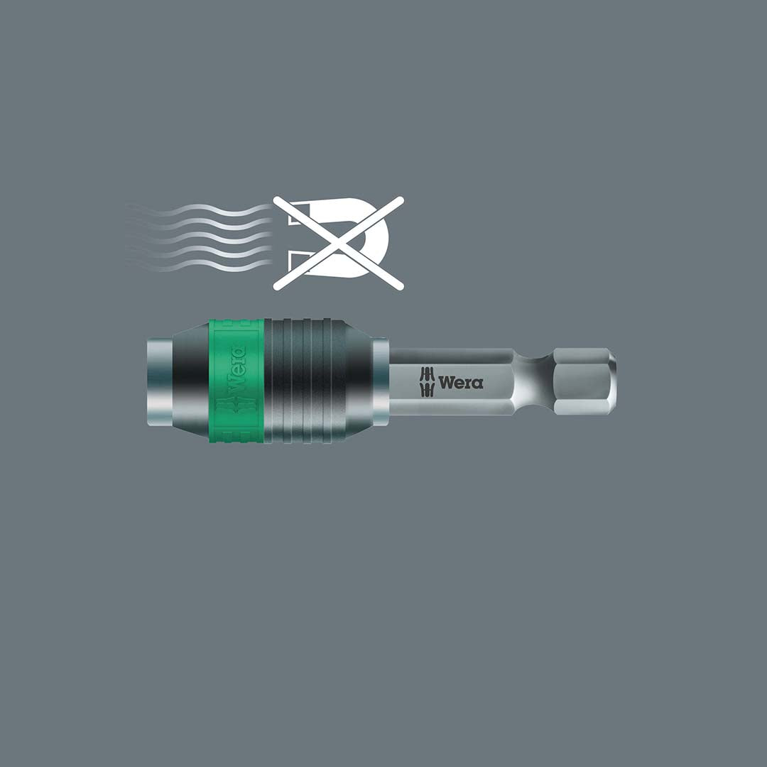 Wera Rapidaptor Universal 1/4" Bit Holder with Rapidaptor Quick-Release