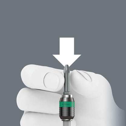 Wera 4" Universal 1/4" Bit Holder with Rapidaptor Quick-Release