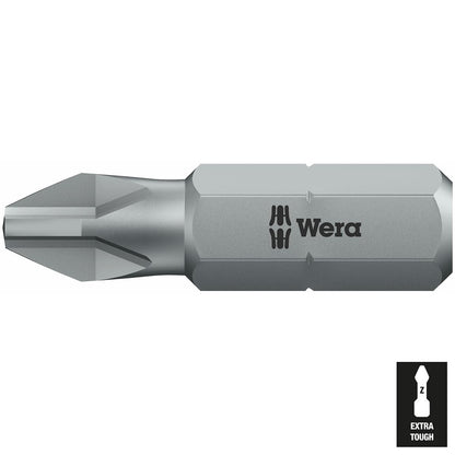 Wera 1/4â€³ Drive Bit Phillips: PH #4 x 25mm