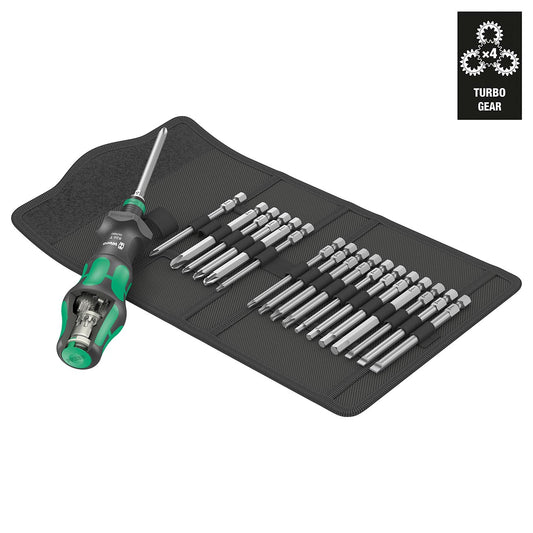 Wera Turbo Bit Driver and Bit Set (19 Piece)