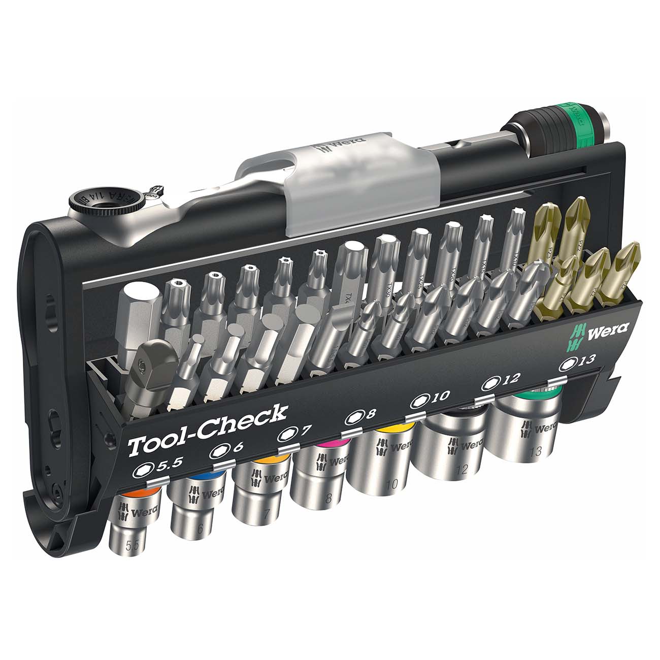 Wera Metric 1/4" Socket/Bit Driver Set (38-Piece)