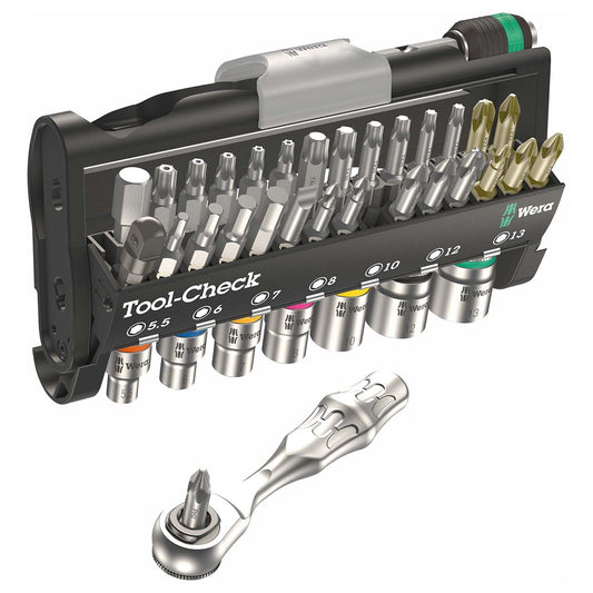 Wera Metric 1/4" Socket/Bit Driver Set (38-Piece)