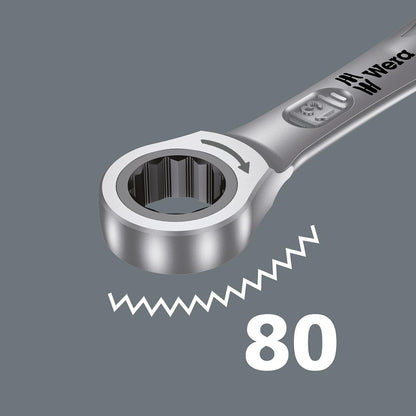 Wera SAE Ratcheting Combination Wrench - 1/2â€³