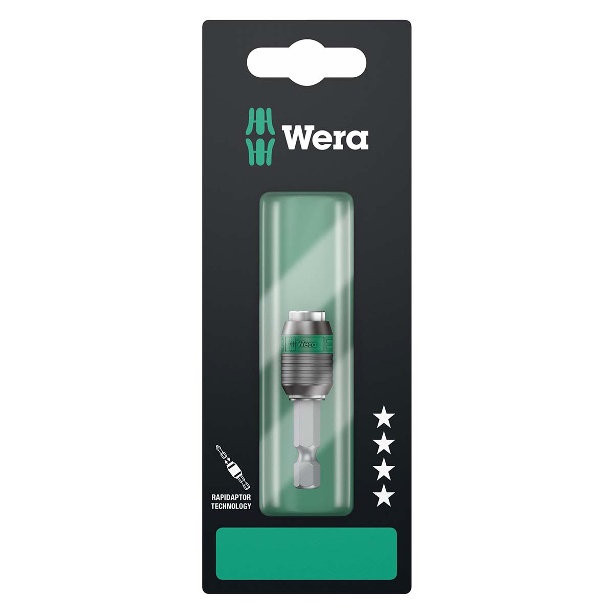 Wera Rapidaptor Magnetic Short Universal Bit Holder: 1/4" x 50mm