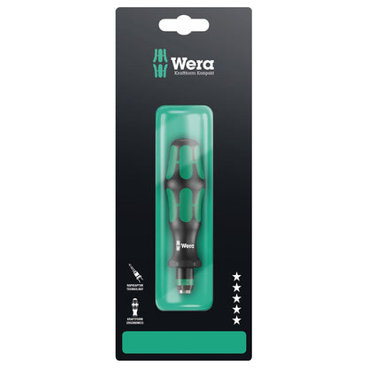 Wera 1/4" Bit-holding Screwdriver Handle with Rapidaptor Quick-Release Chuck