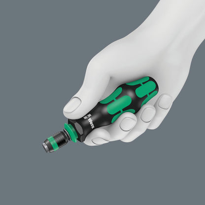 Wera 1/4" Bit-holding Screwdriver Handle with Rapidaptor quick-release chuck (1/4" x 133 mm)