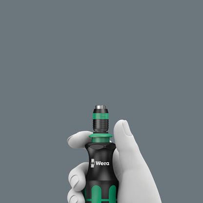 Wera 1/4" Bit-holding Screwdriver Handle with Rapidaptor quick-release chuck (1/4" x 133 mm)
