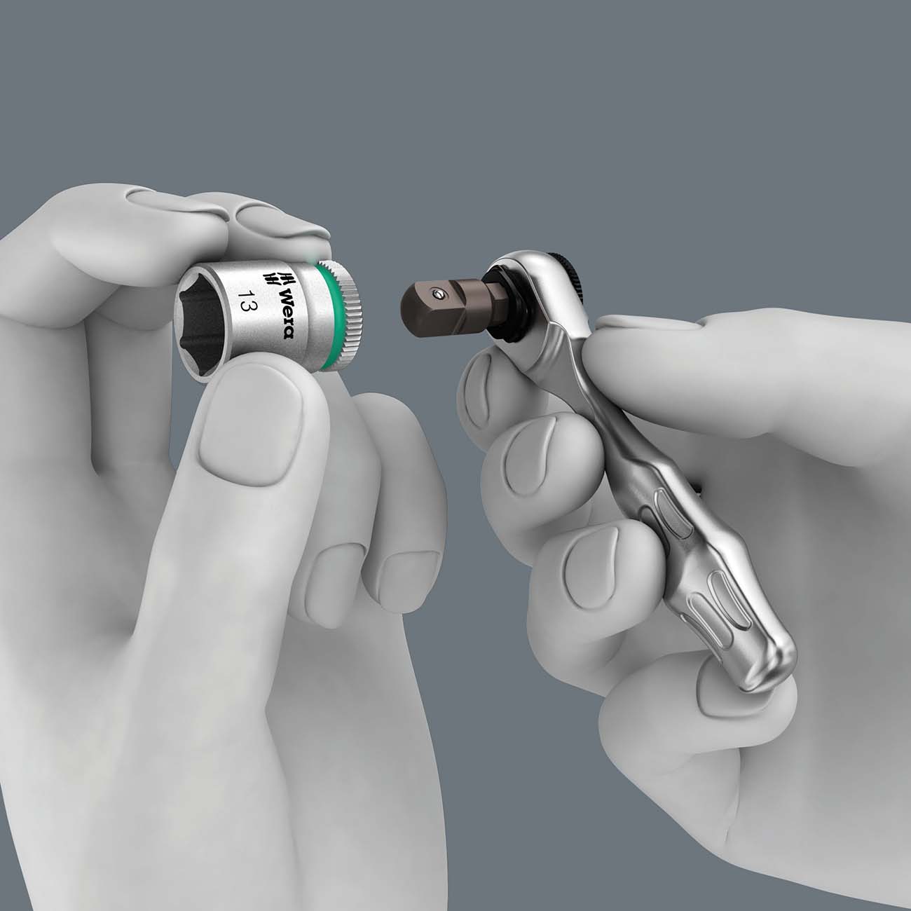 Wera Bit Set and Mini Bit Ratchet (10 Pieces)