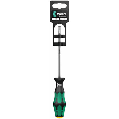 Wera Screwdriver: Slotted 5.5 x 125 mm LaserTip (On Hang-Tag)