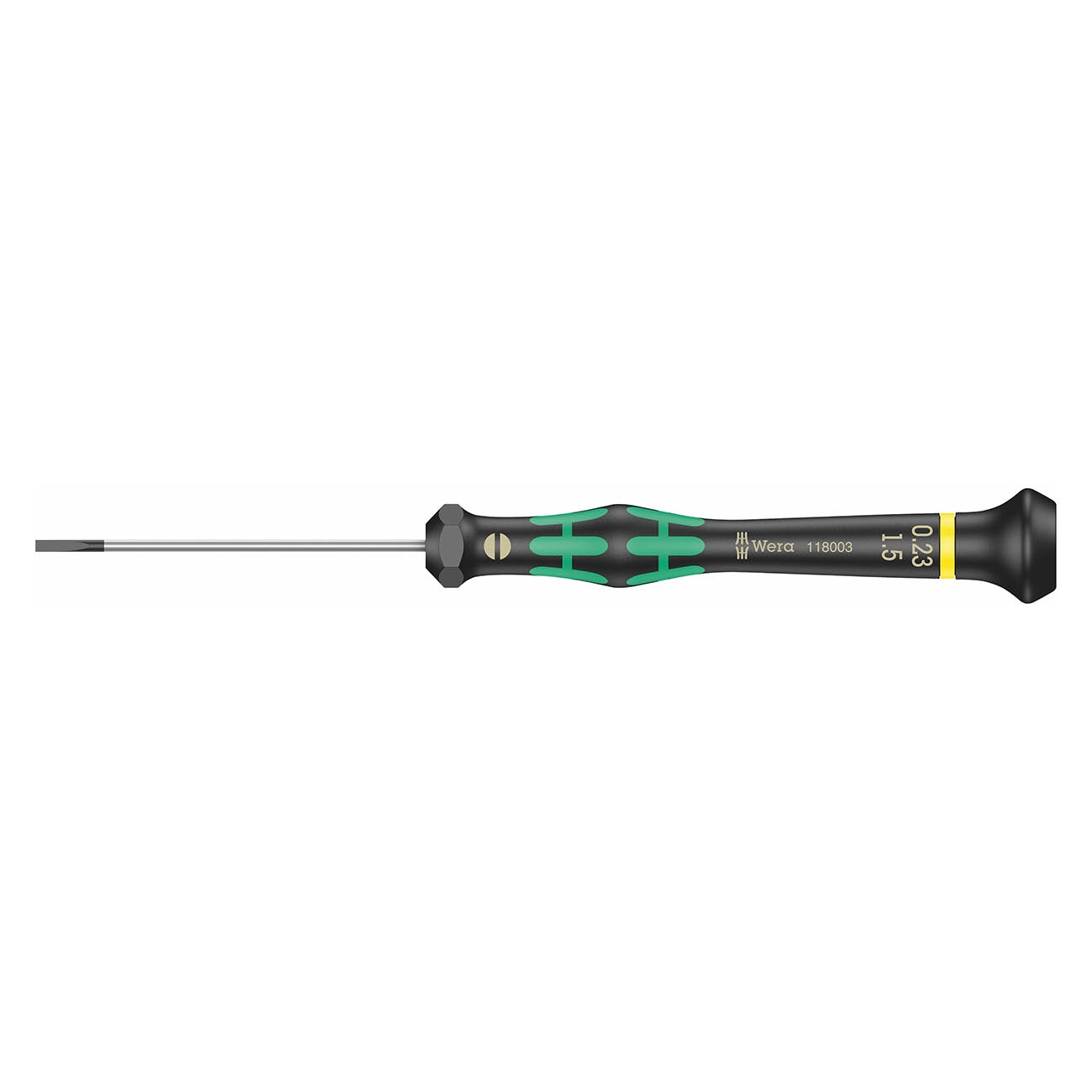 Wera Micro Precision Slotted Screwdriver - 0.23 x 1.5 x 60mm
