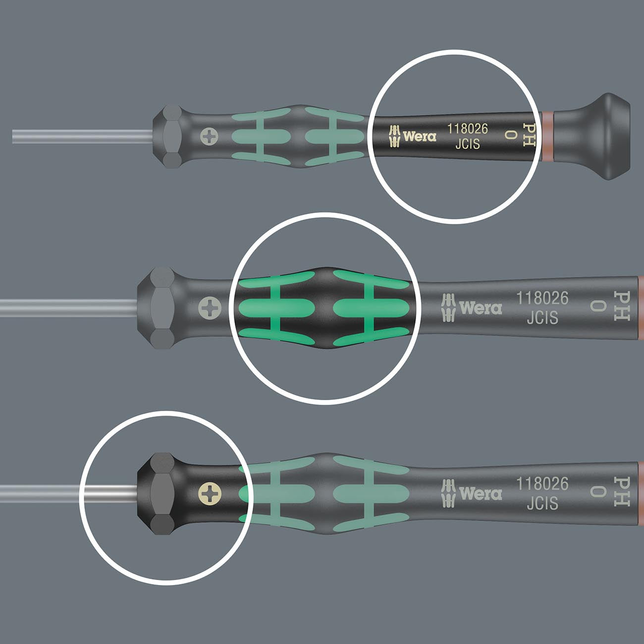 Wera Micro Precision Slotted Screwdriver - 0.23 x 1.5 x 60mm