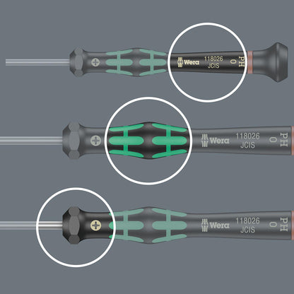 Wera Micro Precision Slotted Screwdriver - 0.23 x 1.5 x 60mm