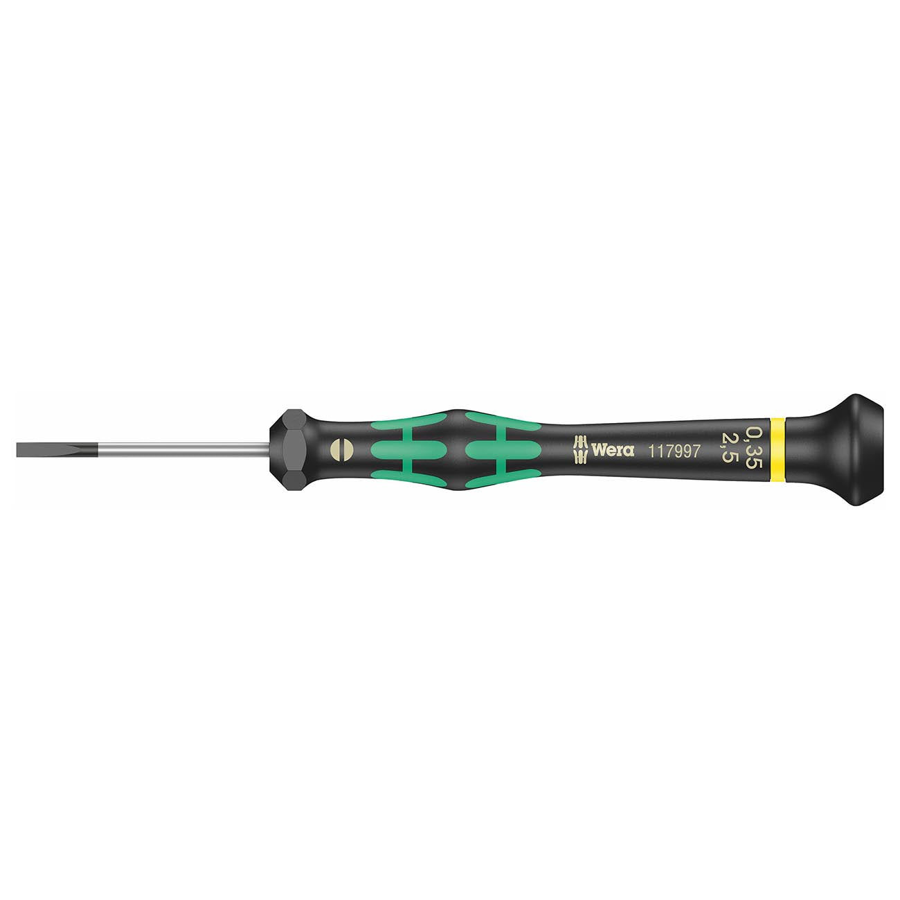 Wera Micro Precision Slotted Screwdriver - 0.40 x 2.5 x 80mm