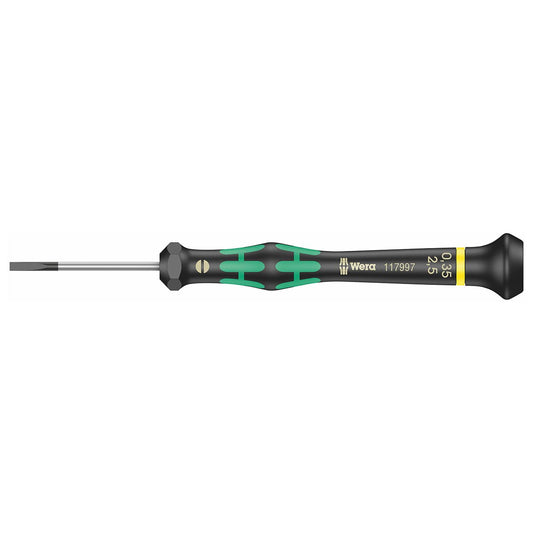 Wera Micro Precision Slotted Screwdriver - 0.40 x 2.5 x 80mm