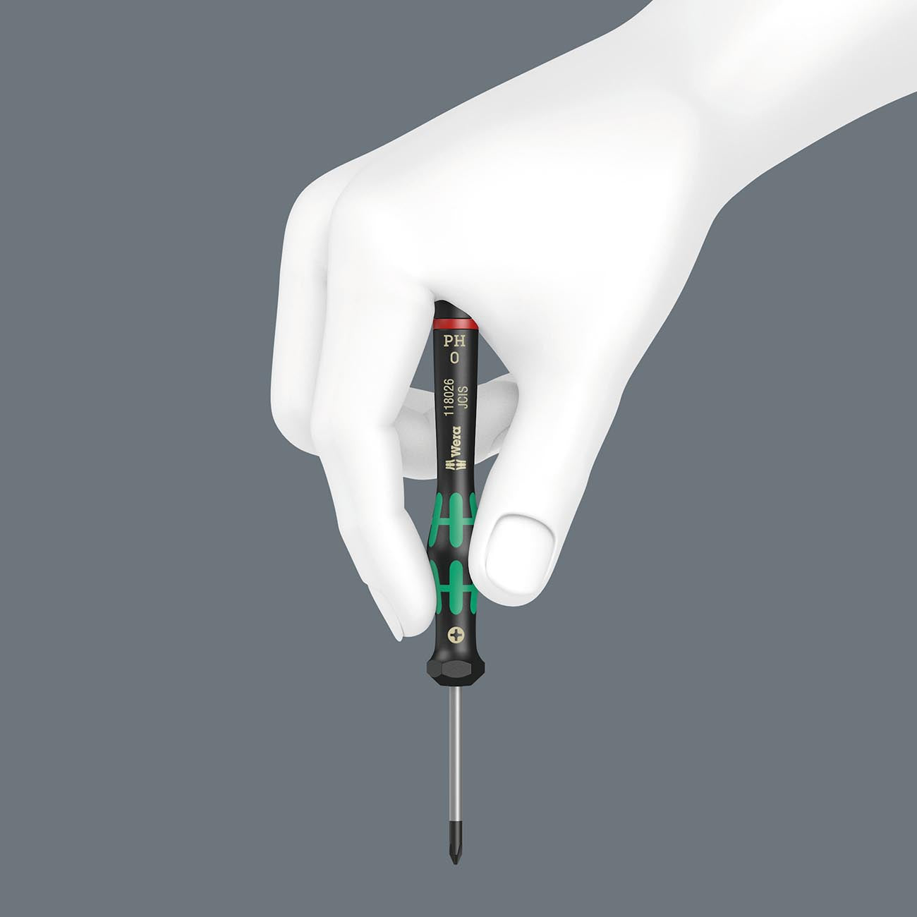 Wera Micro Precision Slotted Screwdriver - 0.40 x 2.5 x 80mm