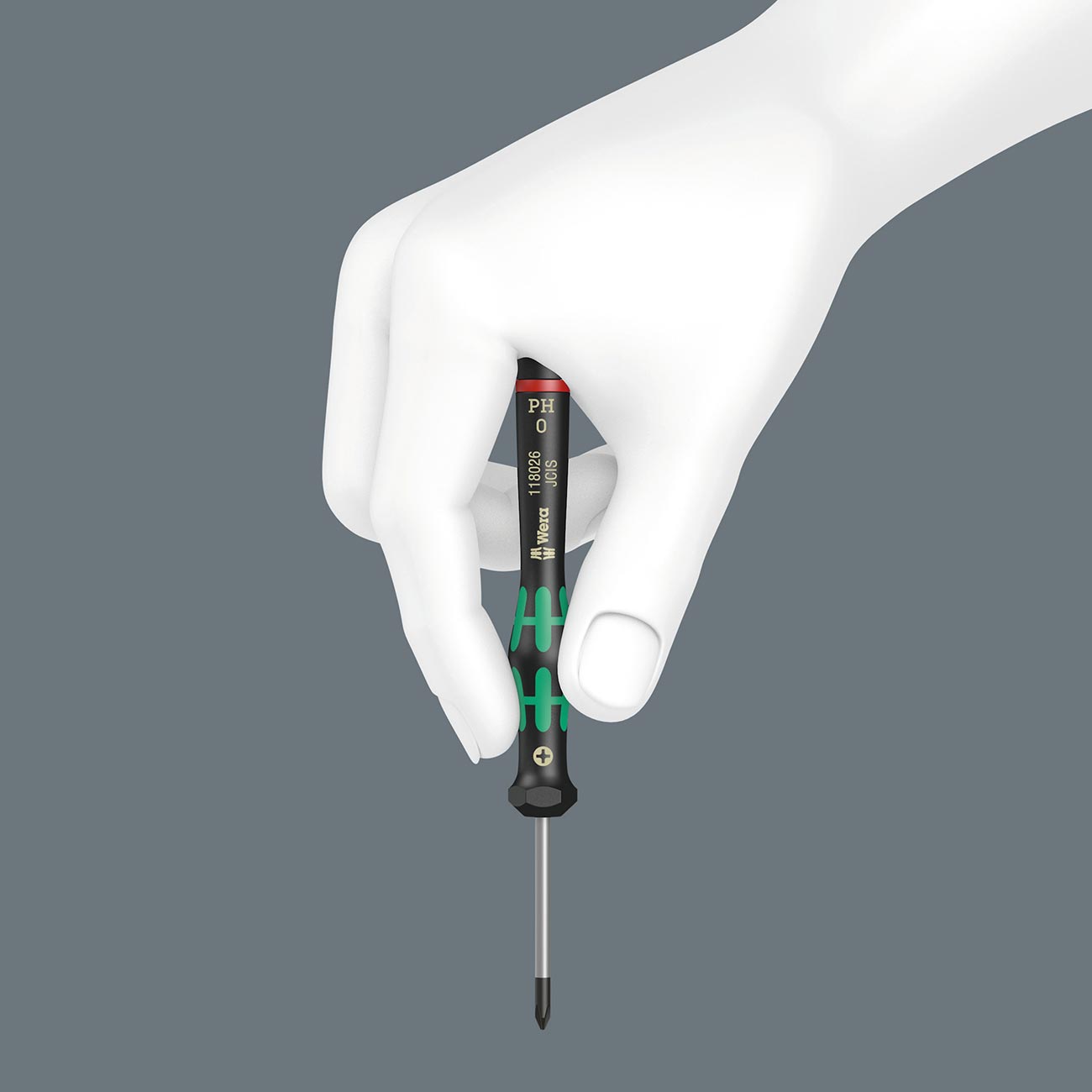 Wera Micro Precision Screwdriver: Slotted 0.5 x 3.0 x 80mm
