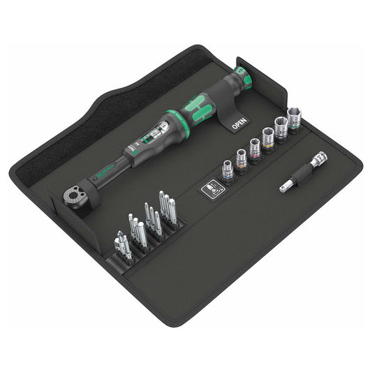 Wera Metric Click-Torque 1/4â€³ Reversible Bit Wrench & Bit Set (20 Piece)