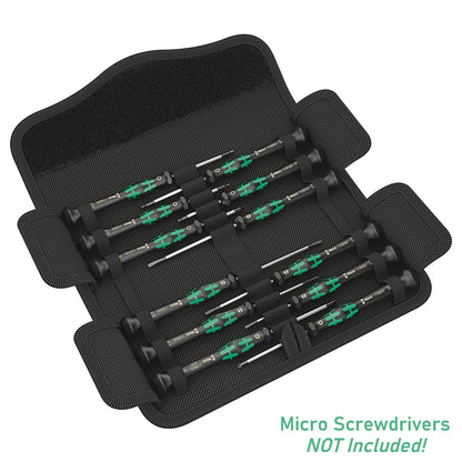 Wera Pouch for Precision Micro Screwdrivers - Empty Pouch (Holds 12)