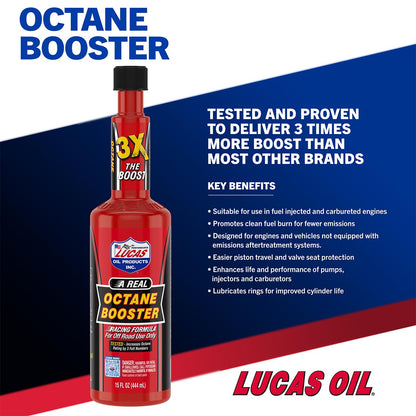 Lucas Oil Octane Booster - 15 Ounce