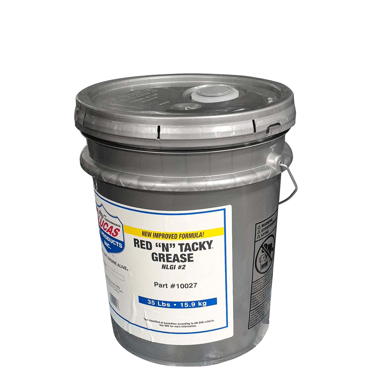 Lucas Oil Red N Tacky Grease – 35 Pound Pail