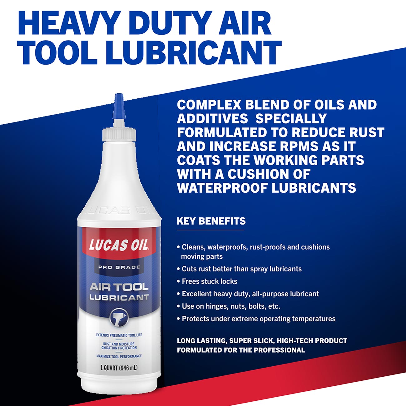 Lucas Oil Air Tool Lubricant 1 Quart
