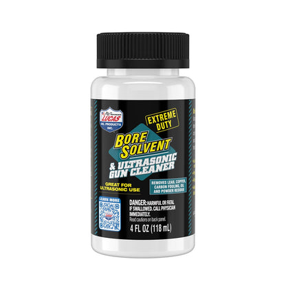 Lucas Oil Extreme Duty Bore Solvent & Ultrasonic Gun Cleaner - 4 Ounce
