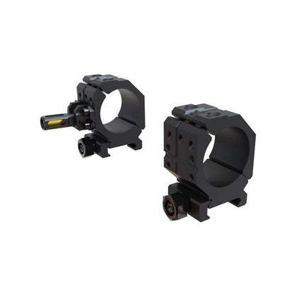 Wheeler 30mm Low Mount Picatinny Rail Scope Rings with Anti-Cant Indicator