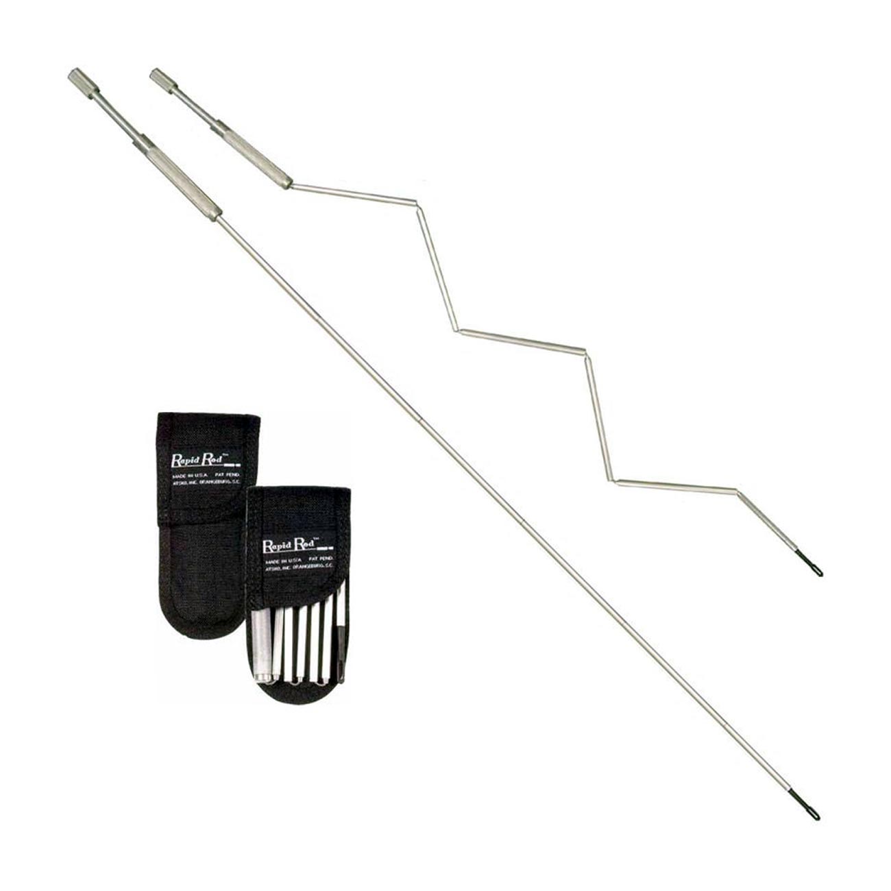Atsko Rapid Rod 26" Collapsible Gun Cleaning Rod with Nylon Case and 5 Jags