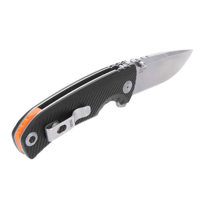SOG Tellus ATK 3.5" Folding Pocket Knife (Black + Blaze Orange)