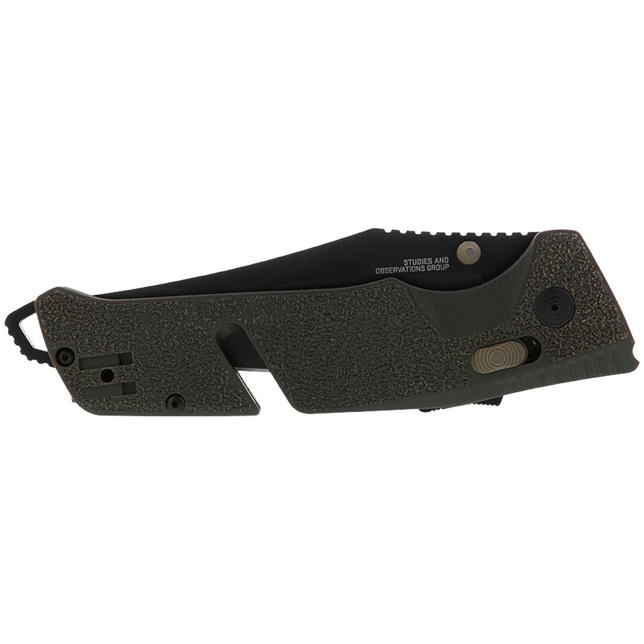 SOG Trident AT 3.7" Folding Pocket Knife (Olive Drab)