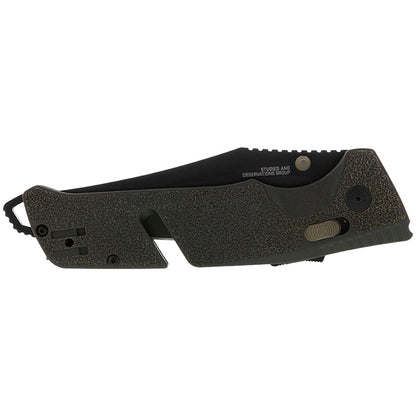 SOG Trident AT 3.7" Folding Pocket Knife (Olive Drab)