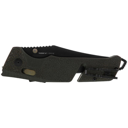 SOG Trident AT 3.7" Folding Pocket Knife (Olive Drab)