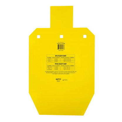 Caldwell High Caliber AR500 Steel Targets 3/8 Inch Thickness (33% IPSC)
