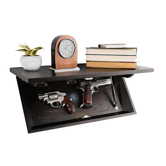 Lockdown In-Plain-Sight Shelf - Dark Walnut
