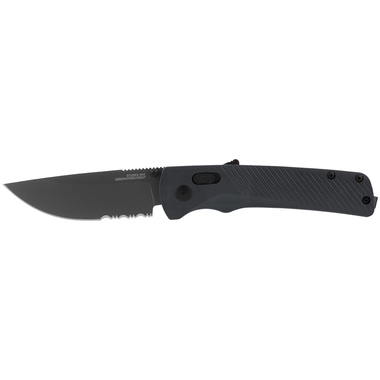SOG Flash AT Partially Serrated 3.45" Folding Pocket Knife (Urban Grey)