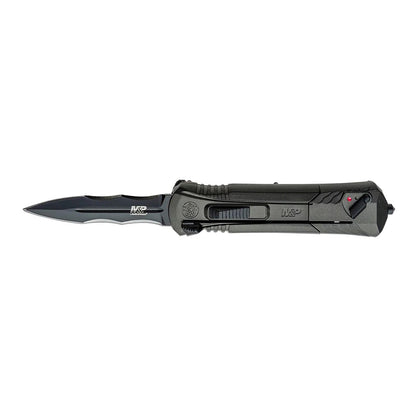 M&P Serrated 3.5" OTF Assisted-Open Knife (Black/Gray)