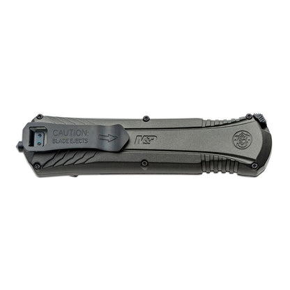 M&P Serrated 3.5" OTF Assisted-Open Knife (Black/Gray)