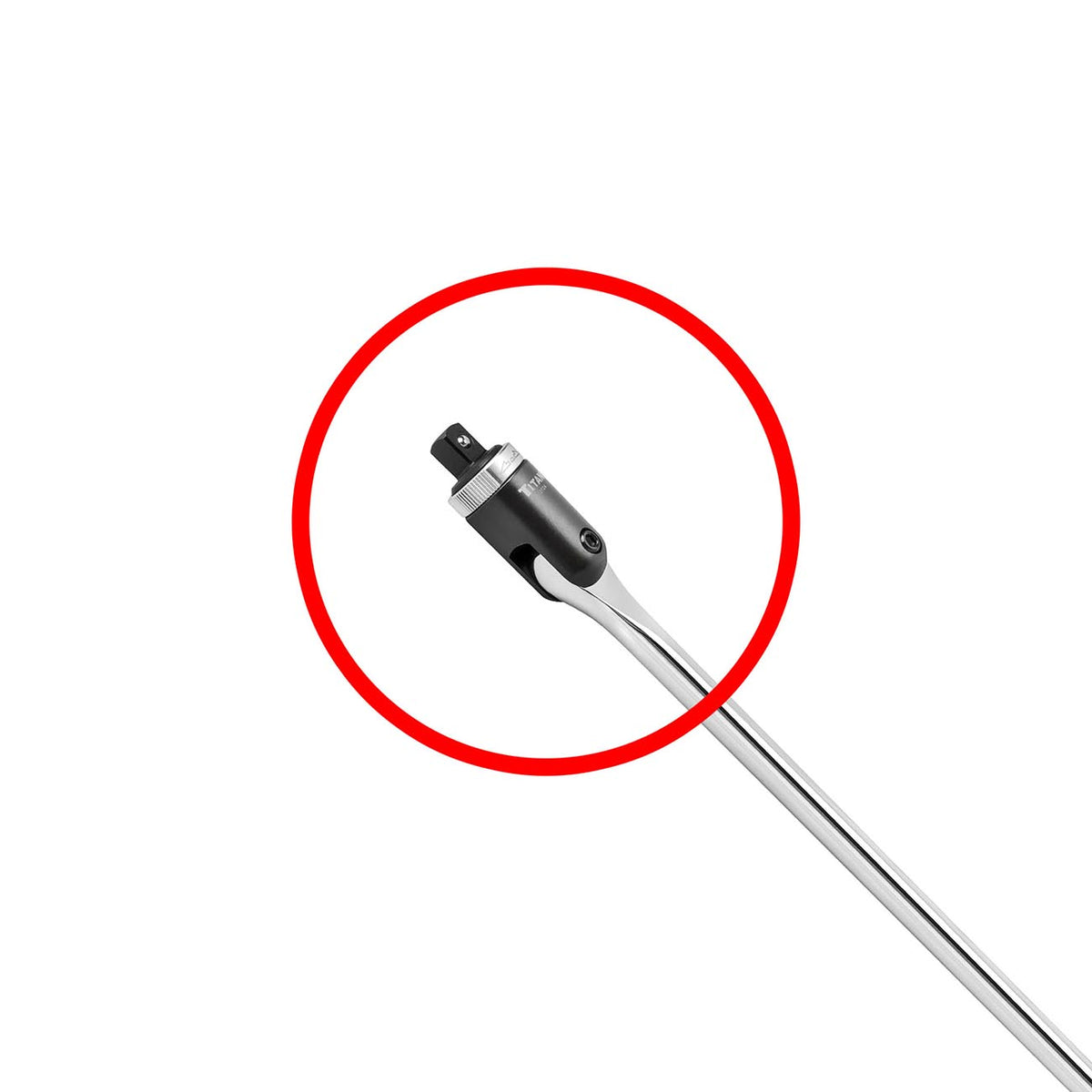 Titan Replacement Ratcheting Breaker Bar Head - 1/2" Drive