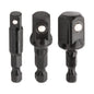 Titan Impact Stubby Socket Adapter Set (3 Piece) - Bulk Lot of 25 | Reseller Pack | Fast Shipping Bulk Lot 25x | Fast Shipping | Wholesale Car Audio Install Parts