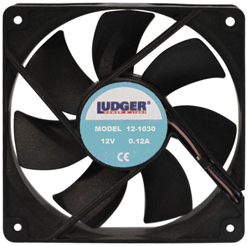 Ludger Mini 12V 3” Square Rotary Cooling Fan