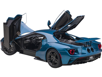 2017 Ford GT Liquid Blue Metallic 1/12 Model Car by Autoart <h2>2017 Autoart</h2> <p>High-quality diecast perfect for collectors and enthusiasts. Features detailed interior exterior craftsmanship, rea