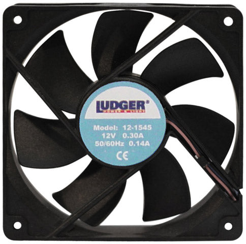 Ludger Mini 12V 4” Square Rotary Cooling Fan