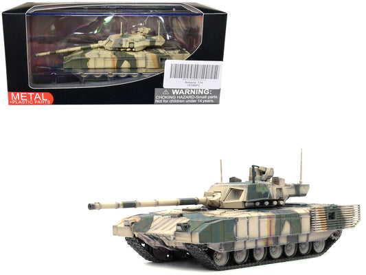 Russian T14 Armata MBT (Main Battle Tank) Multi-Camouflage "Armor Premium" Series 1/72 T&y Diecast Model by Panzerkampf