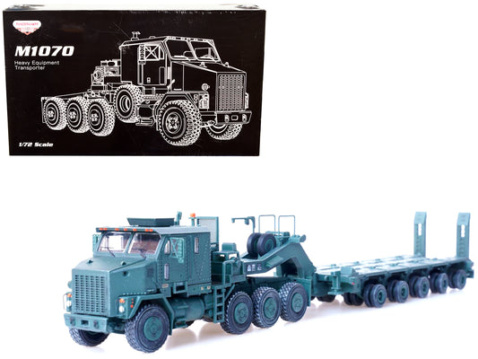 M1070 Heavy Equipment Transporter Army Green "Armor Premium" Series 1/72 T&y Diecast Model by Panzerkampf
