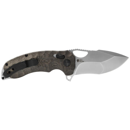SOG Kiku XR 3.03" Folding Pocket Knife (Natural Linen Micarta)