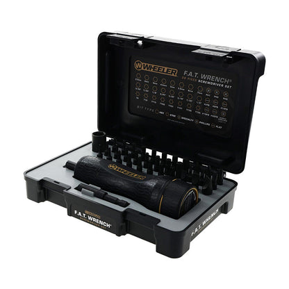 Wheeler FAT Wrench Screwdriver Set with Adjustable Torque (38 Piece)