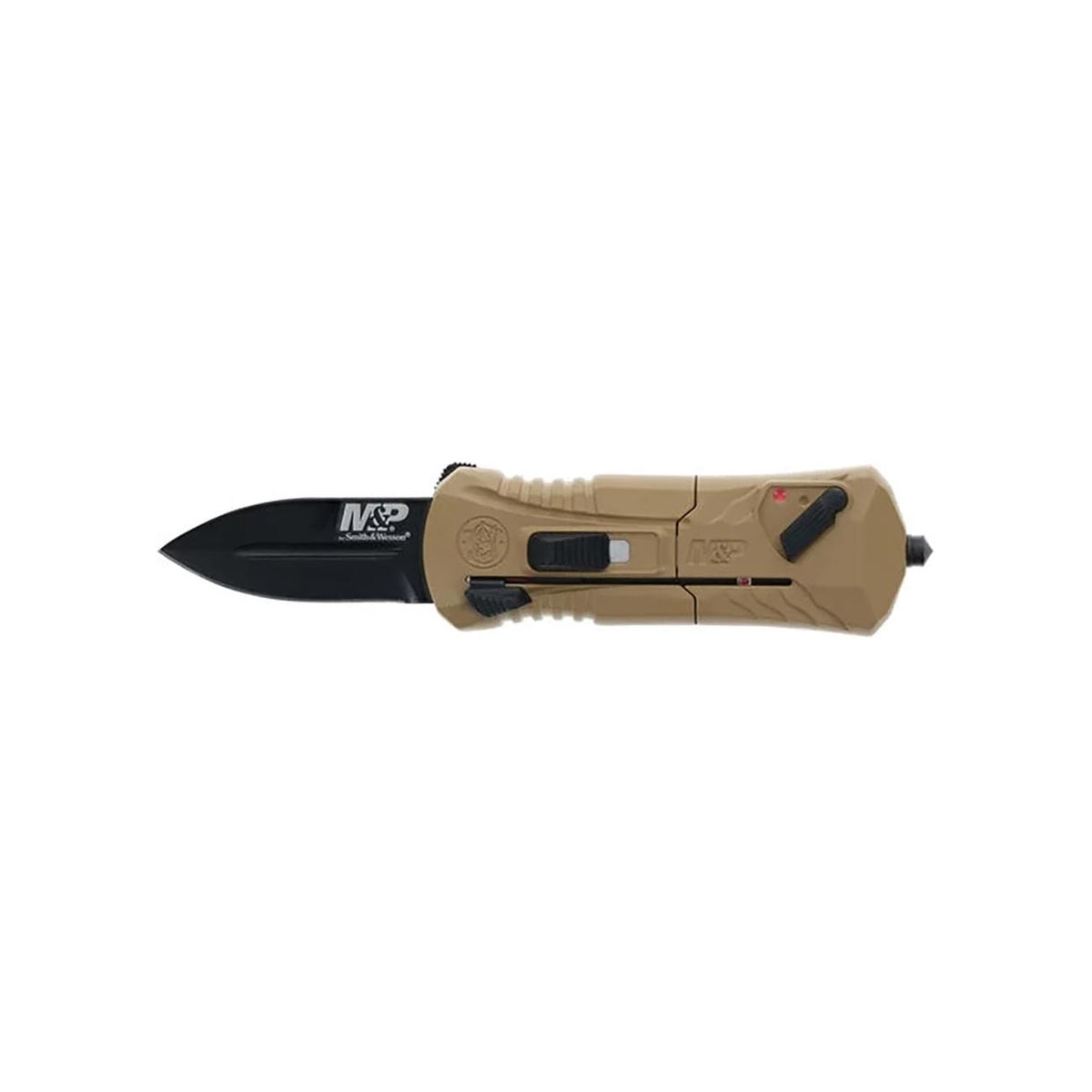 M&P Spear Point 2″ OTF Spring Assisted Open Knife (FDE)