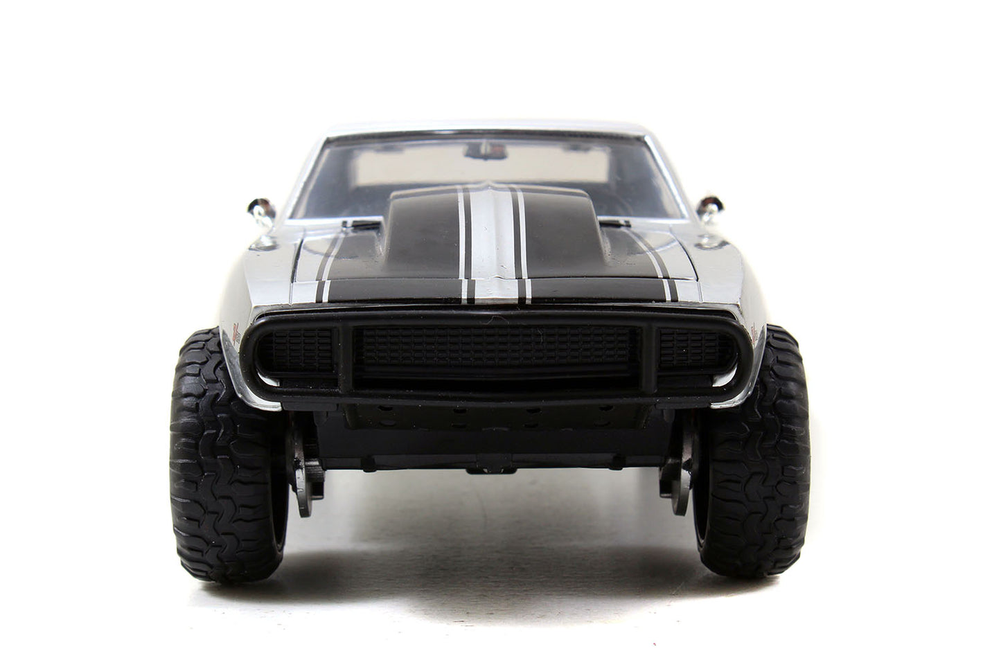 Roman's Chevrolet Camaro Z/28 Silver "Fast & Furious 7" Movie 1/24 Diecast Model Car by Jada <h2>Roman's Jada</h2> <p>High-quality perfect for collectors and enthusiasts. Features detailed interior ex
