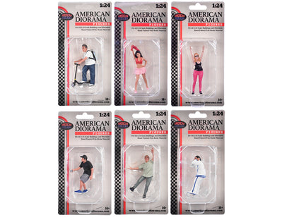 "Figure24 Series 2" 6 piece Figure Set for 1/24 Scale Models by American Diorama <h2>"Figure24 Diorama</h2> <p>High-quality diecast model car perfect collectors and enthusiasts. Features detailed inte